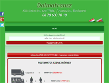 Tablet Screenshot of dalmatransz.hu